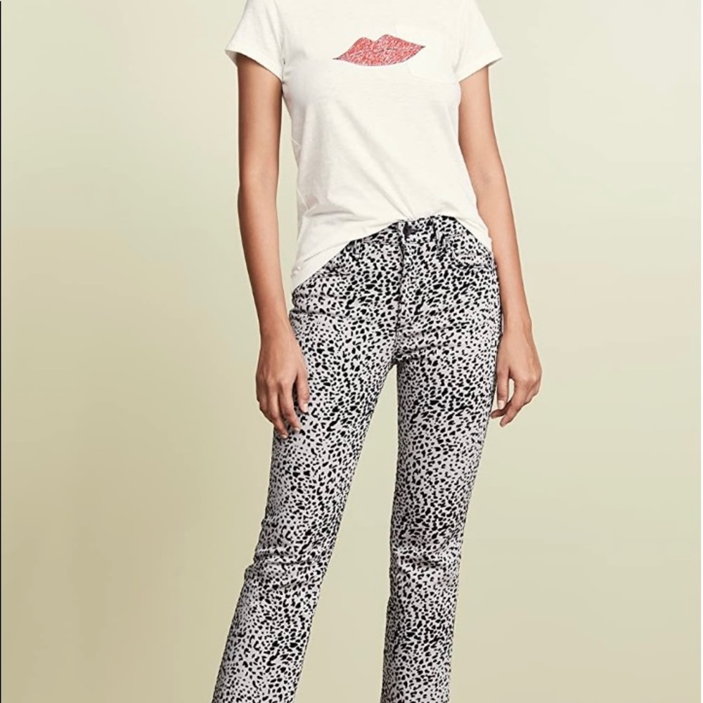 SALE +DS  A leopard print Rag and Bone jeans, new, size 31